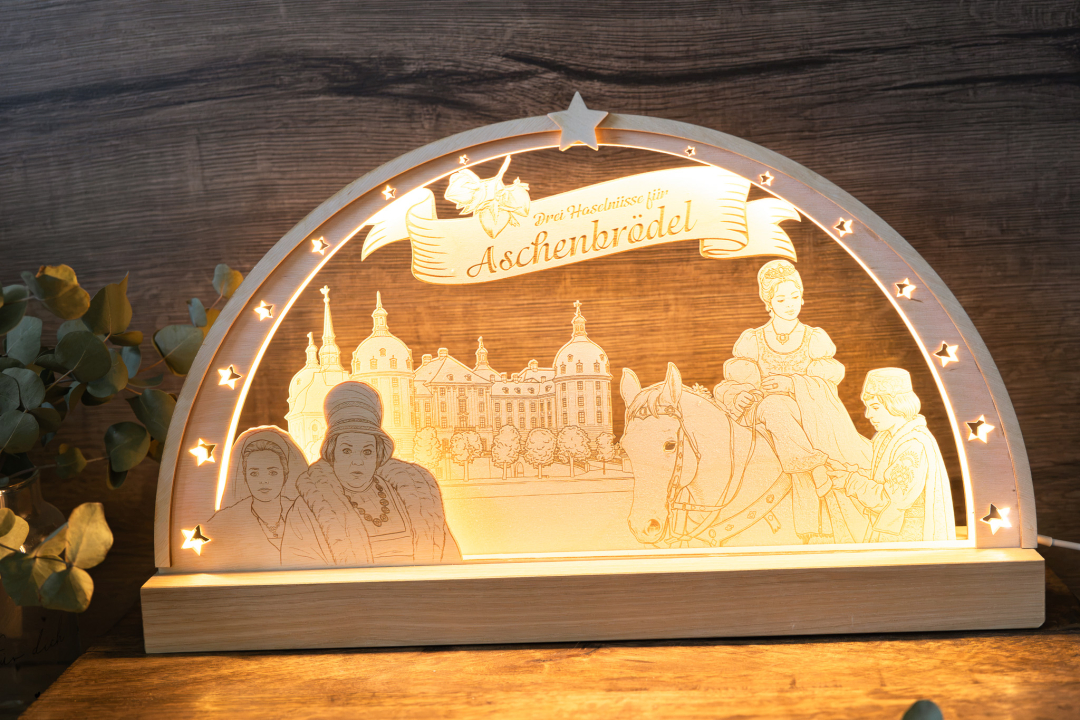 Schwibbogen Aschenbrödel - Moritzburg